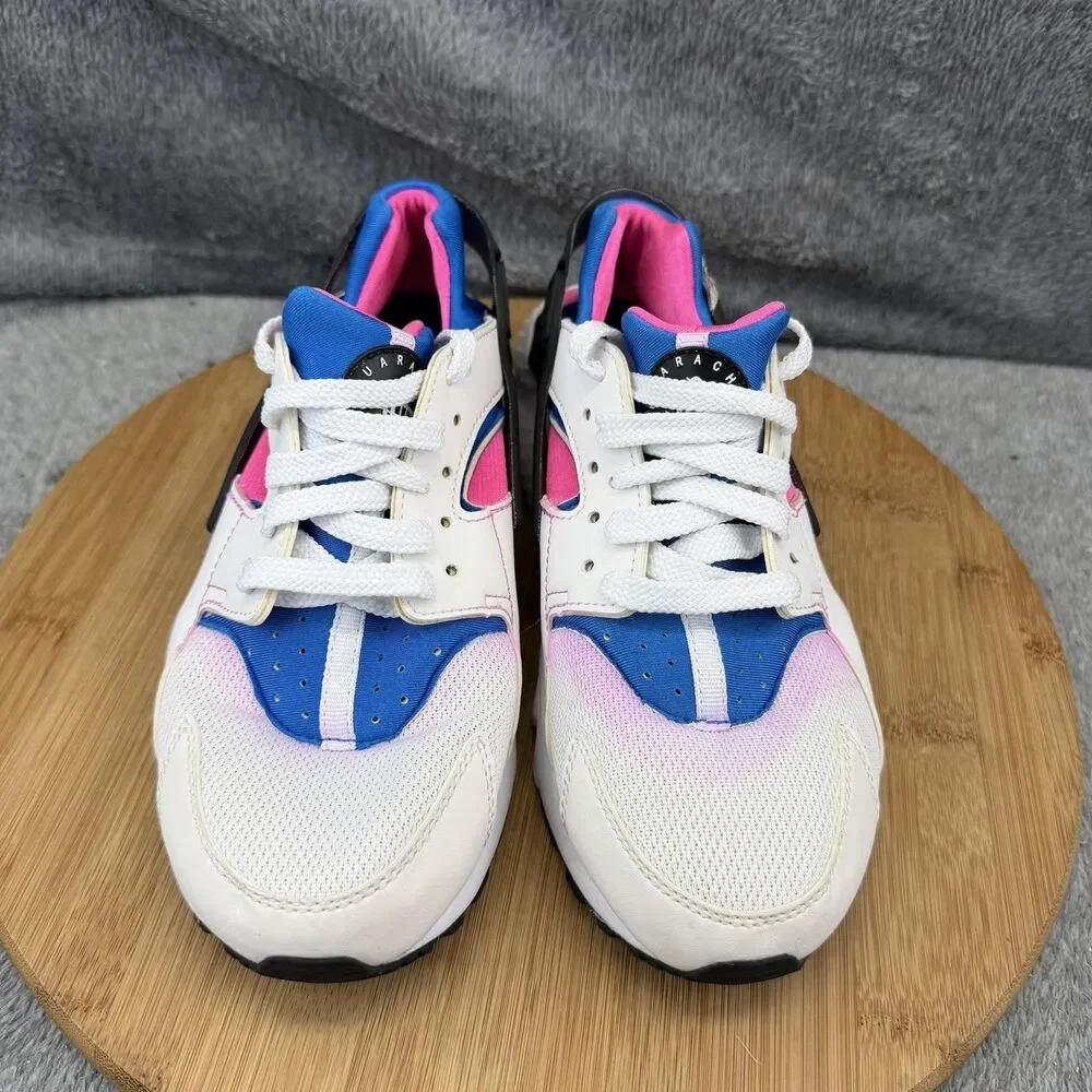 Nike Air Huarache Shoes Boys Size 5.5Y White Pink Athletic Sneakers 654275-104